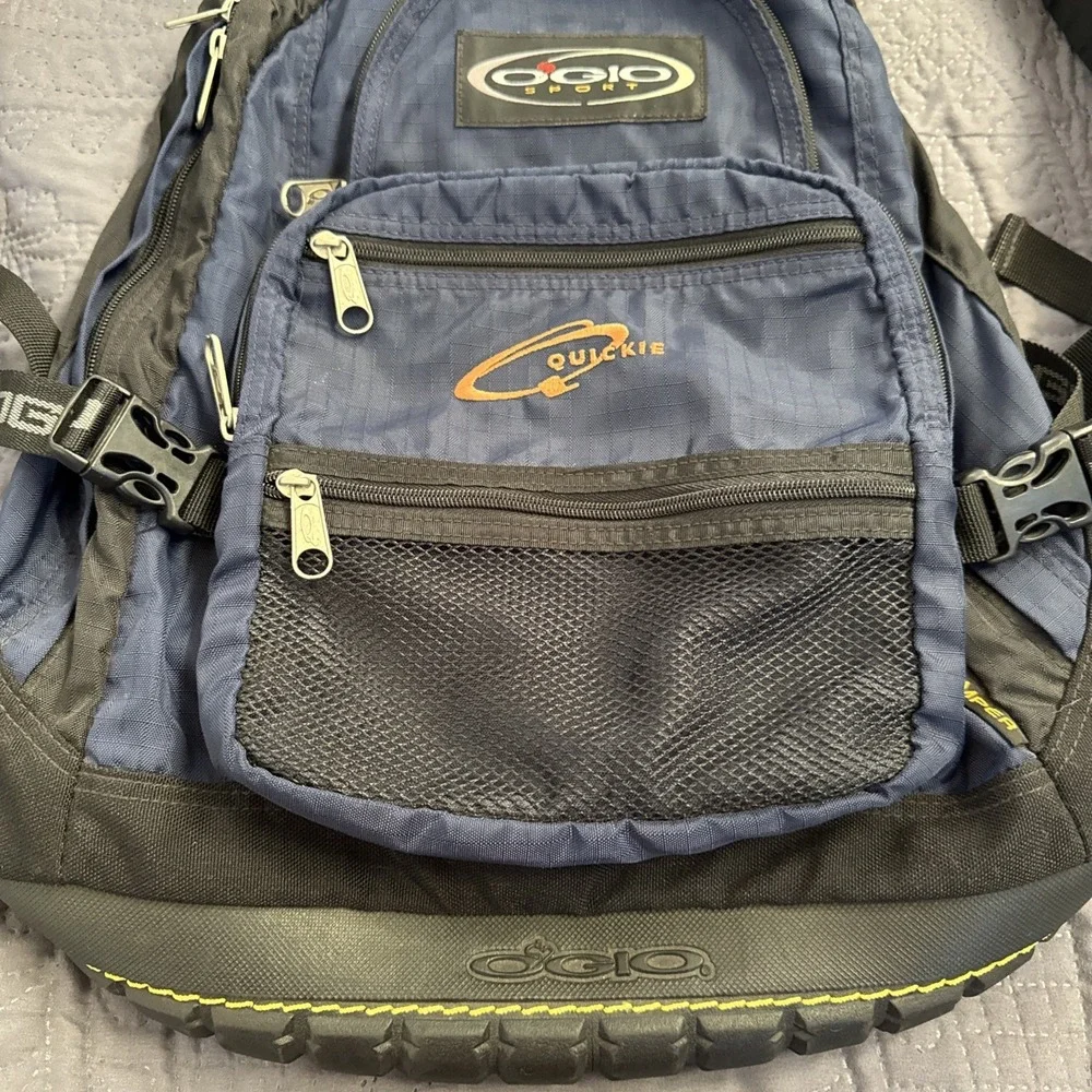 Rare Discontinued OGIO Logan Stomper Backpack Heavy Duty Rubber Bottom Book Hike